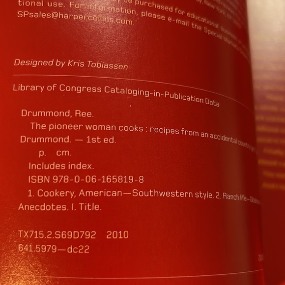 The Pioneer Woman Cooks Recipes from an Accidental Country Girl Hardcover Jacket - Picture 5 of 12